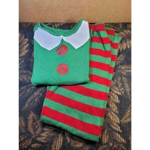 Crazy 8 Kids Elf Pajamas- Size 8